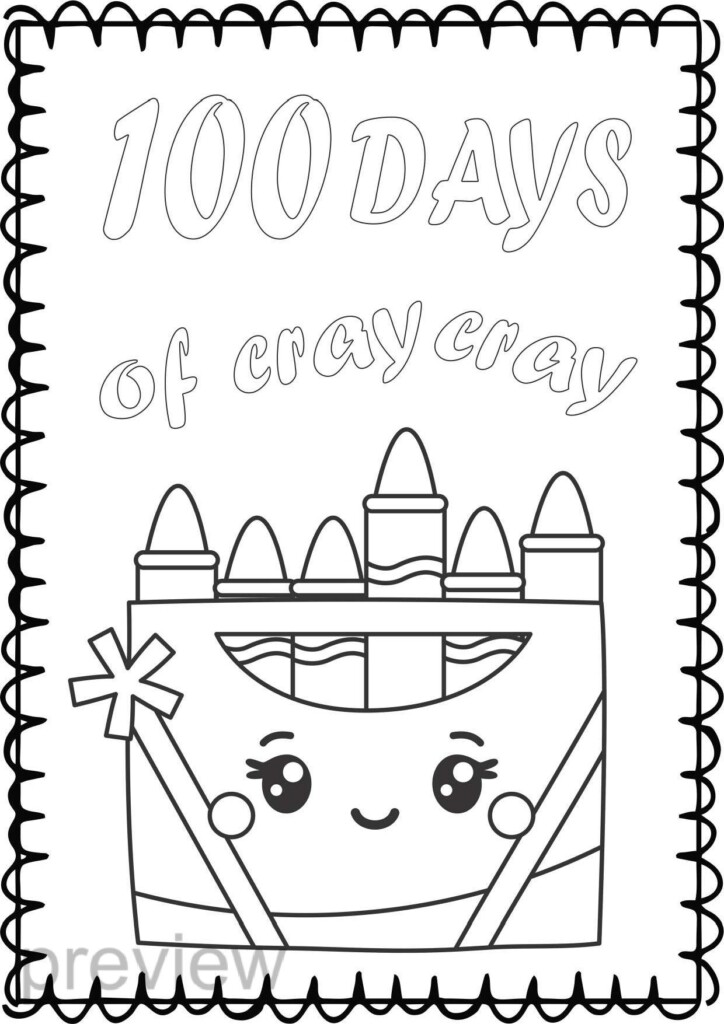 100 Days Of School Coloring Pages School Coloring Pages Coloring 