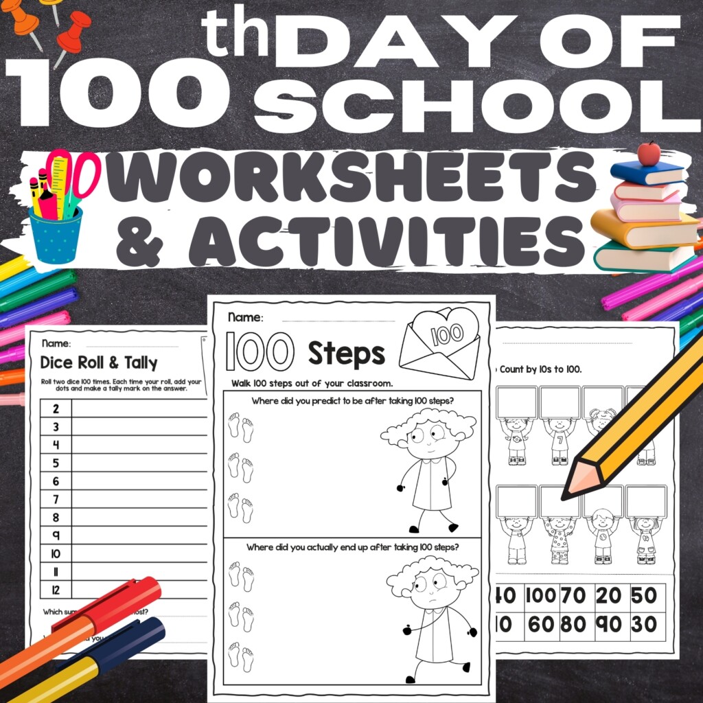 100th Day Of School Worksheets And Activities No Prep Made By Teachers