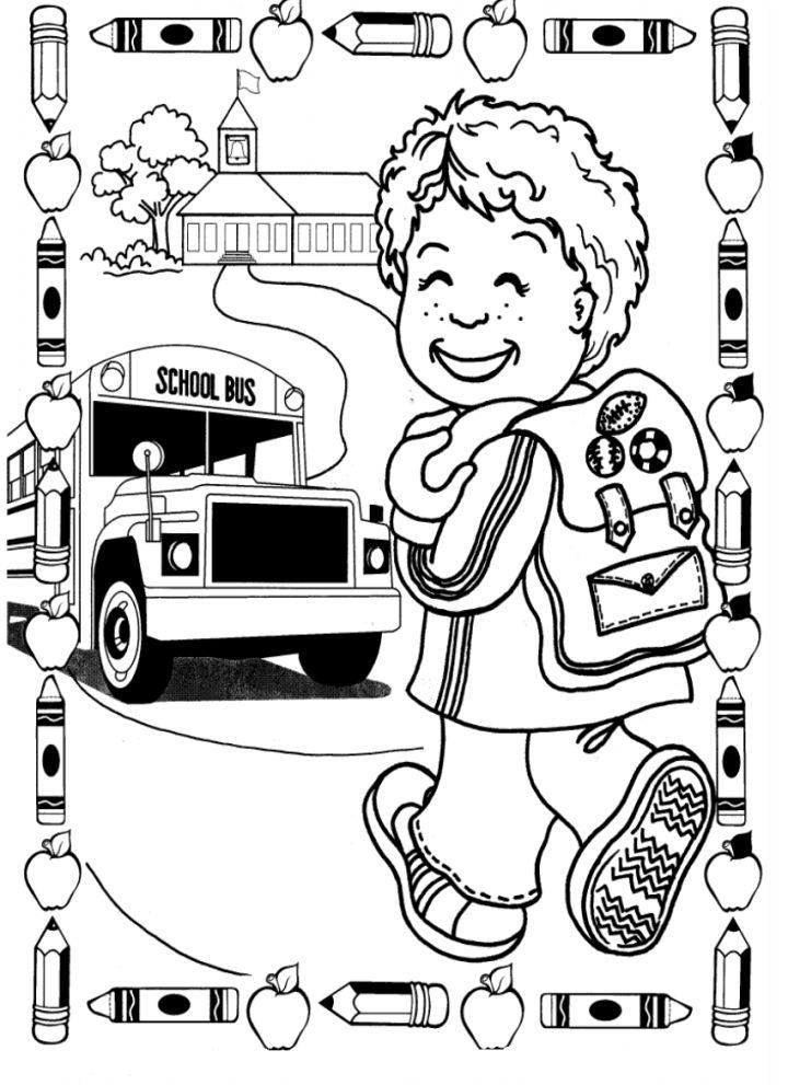 20 Free First Day Of School Coloring Pages For Kids