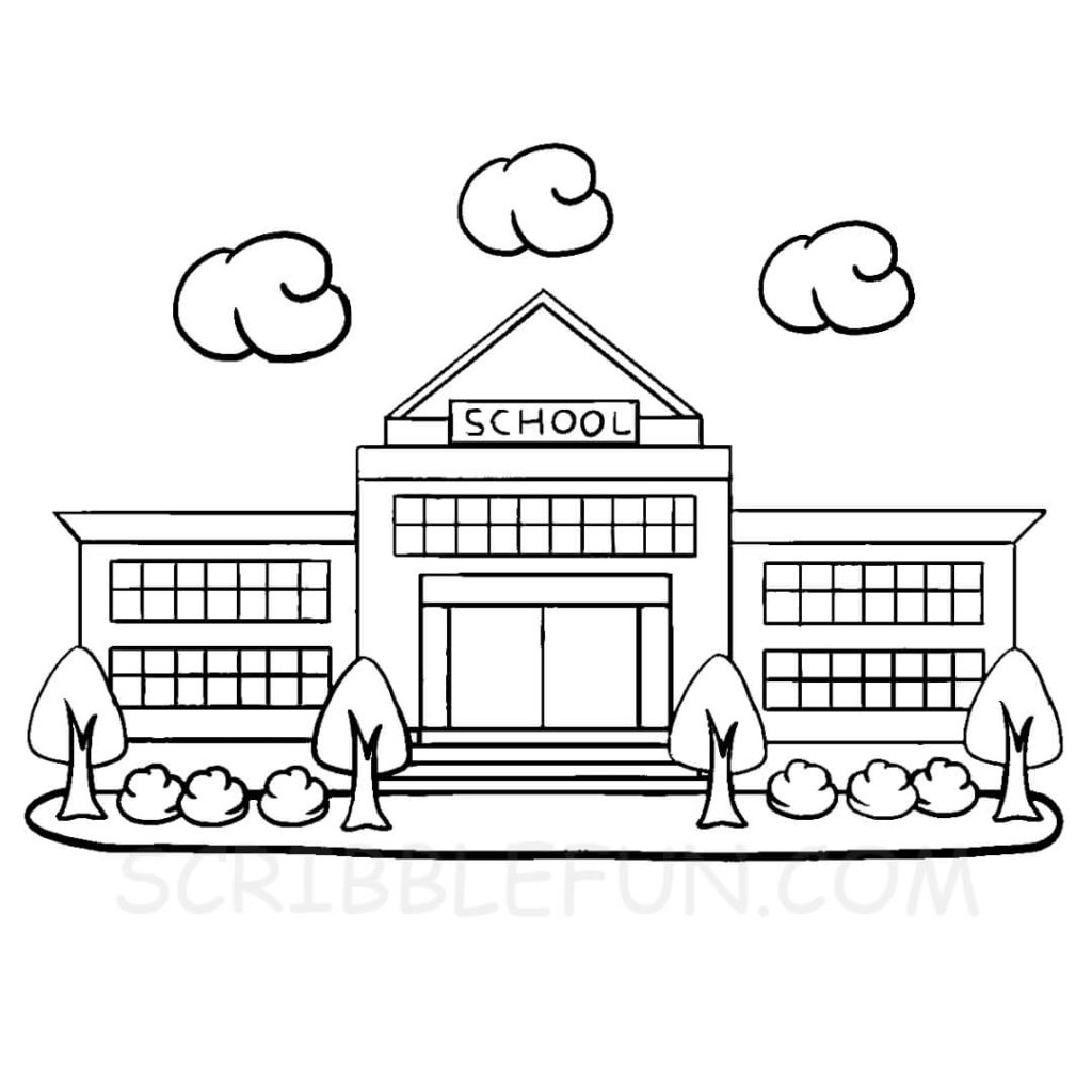 30 Free School Coloring Pages Printable