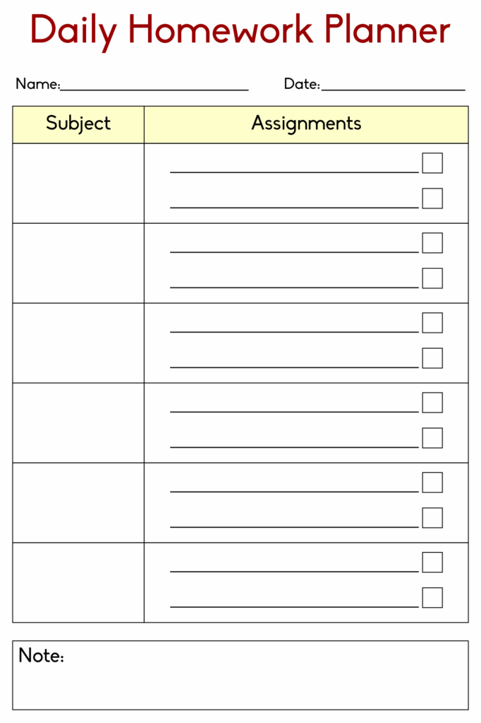 4 Best Homework Completion Chart Printable PDF For Free At Printablee