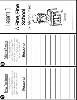 A Fine Fine School Journeys Third Grade Print And Go Activities