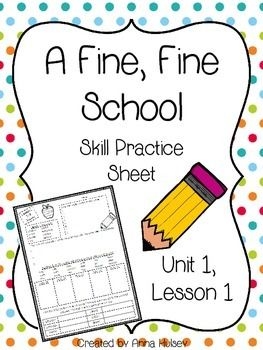 A Fine Fine School Skill Practice Sheet School Skill Teaching 