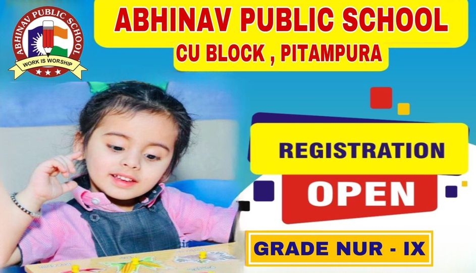 Abhinav Public School Admission Open In Pitampura