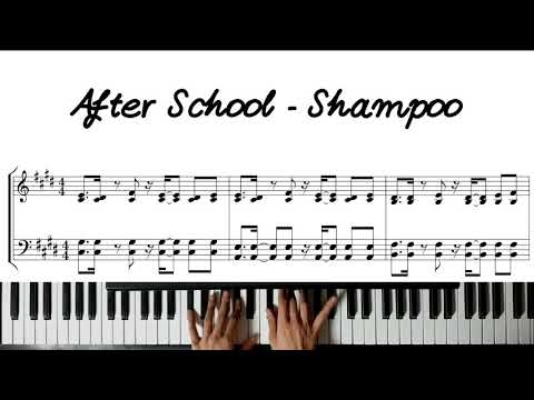 After School Shampoo Piano Cover YouTube