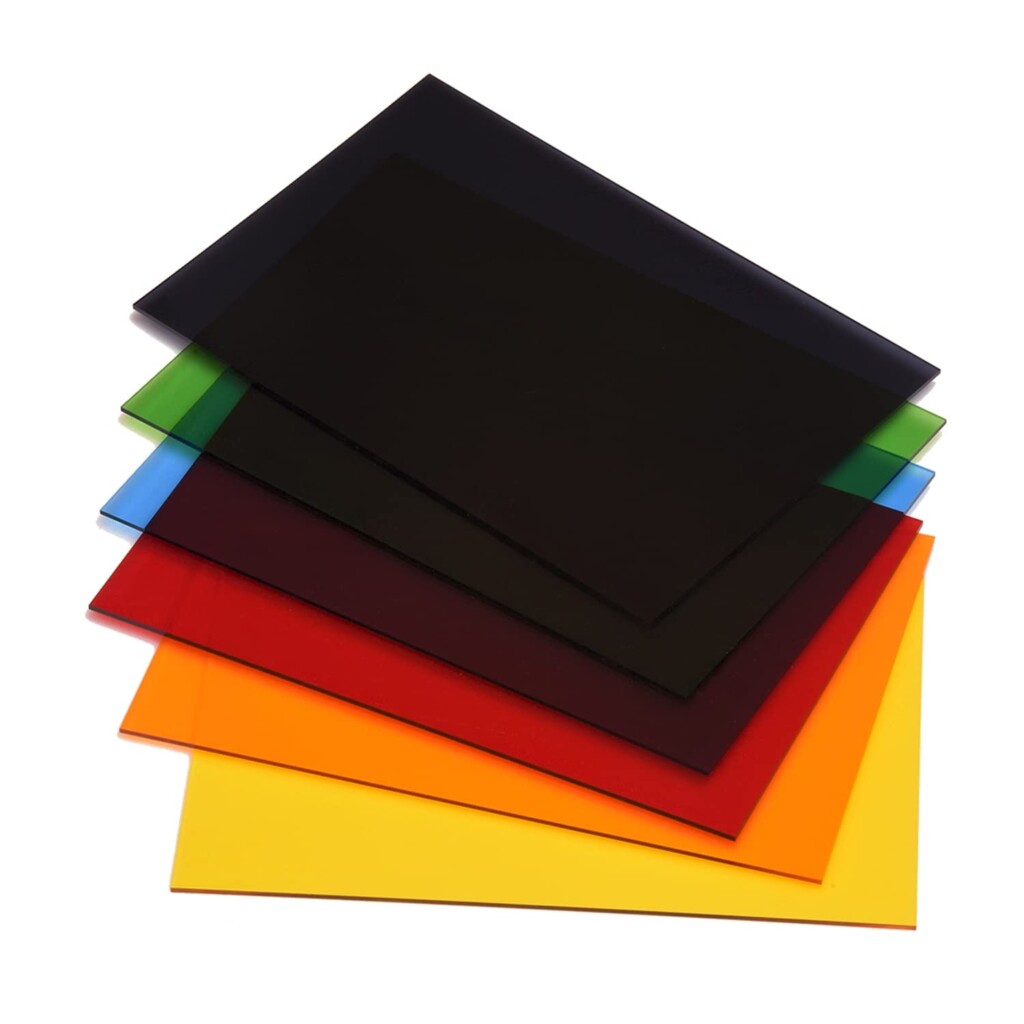Amazon 6 Pack 8 X 12 Colored Cast Acrylic Sheet 1 8 quot Translucent 