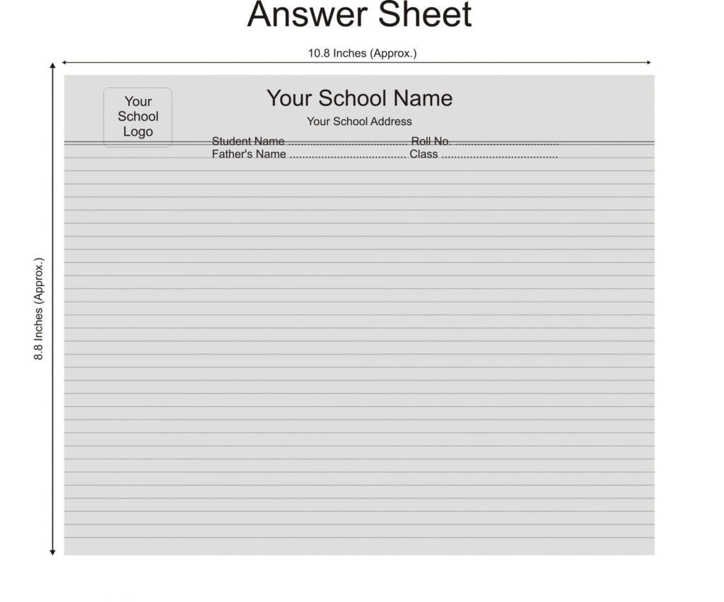 Answer Sheets