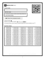 Ap answer sheet pdf STUDENT NAME ENTER TEST CODE 1 2 3 4 5 6 K L Q
