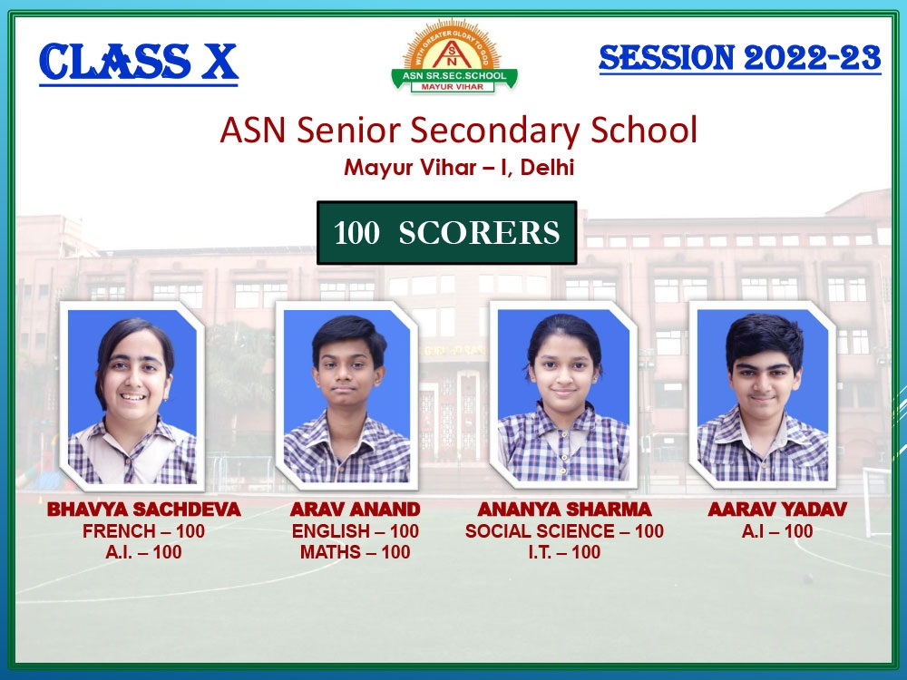 ASN School Best Senior Secondary School In New Delhi