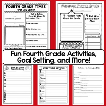Back To School 4th Grade By Math Mojo Teachers Pay Teachers
