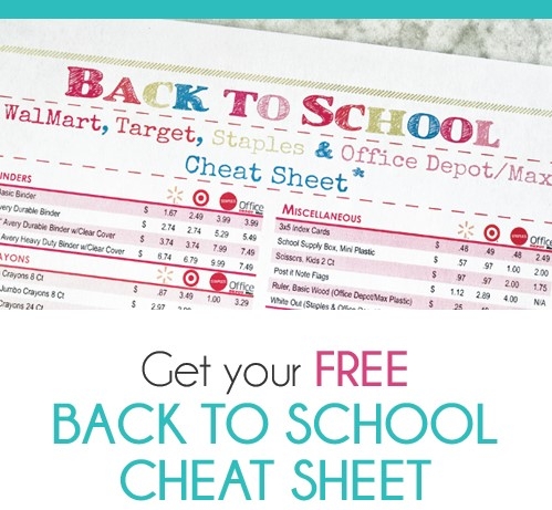 Back To School Cheat Sheet 24 7 Moms