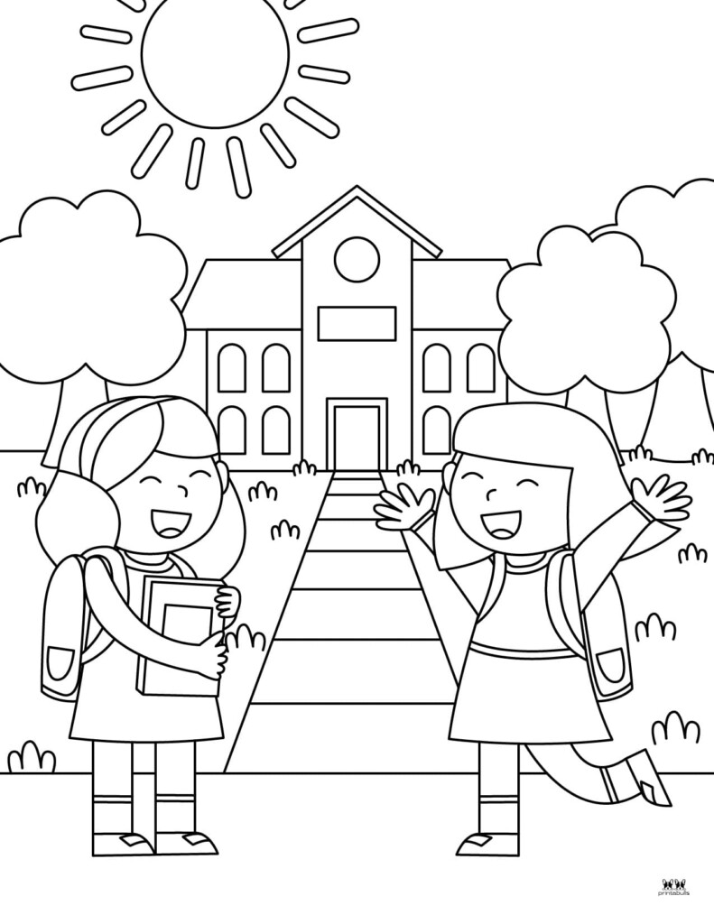 Back To School Coloring Pages 25 FREE Pages PrintaBulk