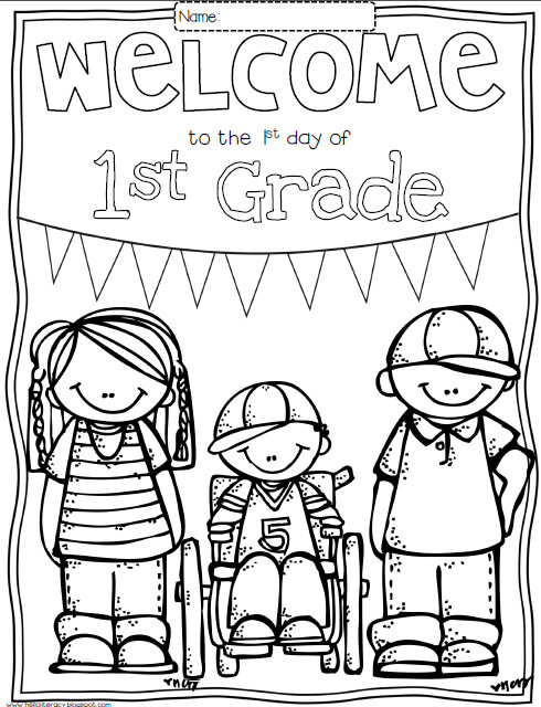 Back To School Coloring Pages For First Grade At GetColorings