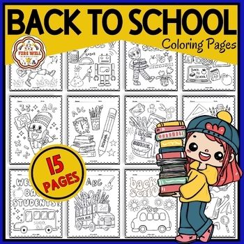 Back To School Coloring Sheets Beginning Of The School Year Coloring 