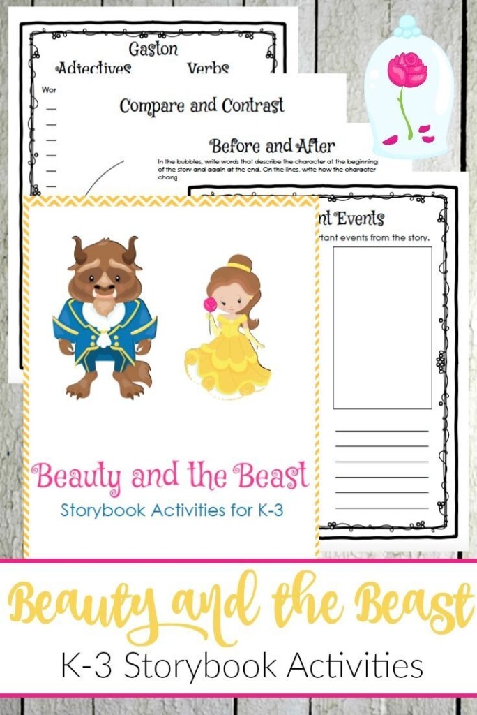 Beauty And The Beast Storybook Companion Activities For K 3 Beauty 