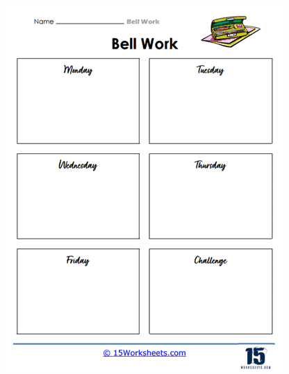 Bell Work Worksheets 15 Worksheets