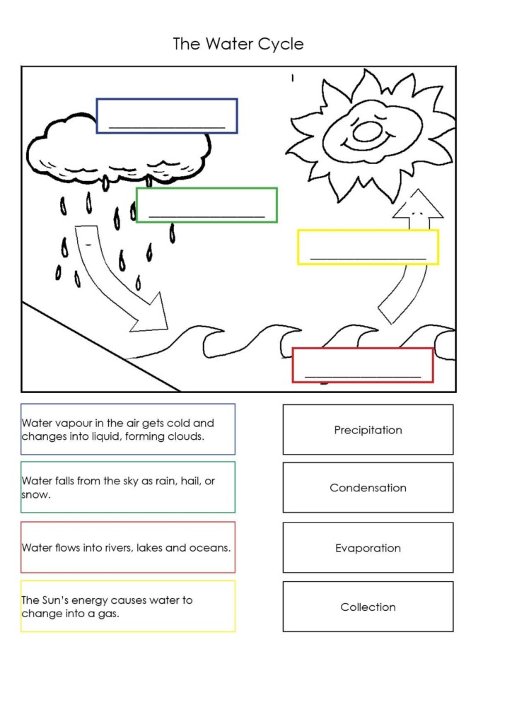 Blank Diagram Of Water Cycle