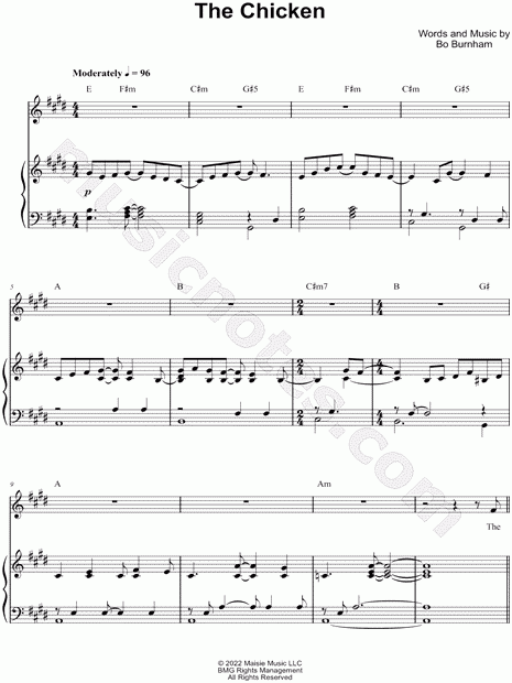 Bo Burnham Piano Sheet Music Ubicaciondepersonas cdmx gob mx