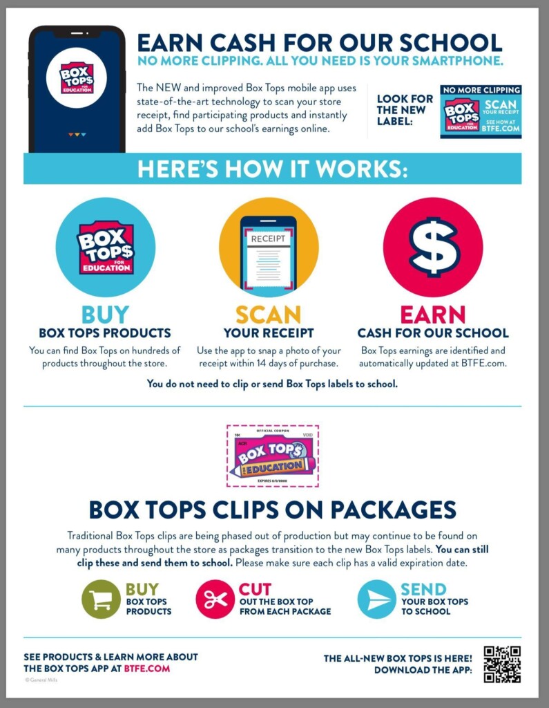 Box Tops For Education Parents Ronda Clingman Elementary School