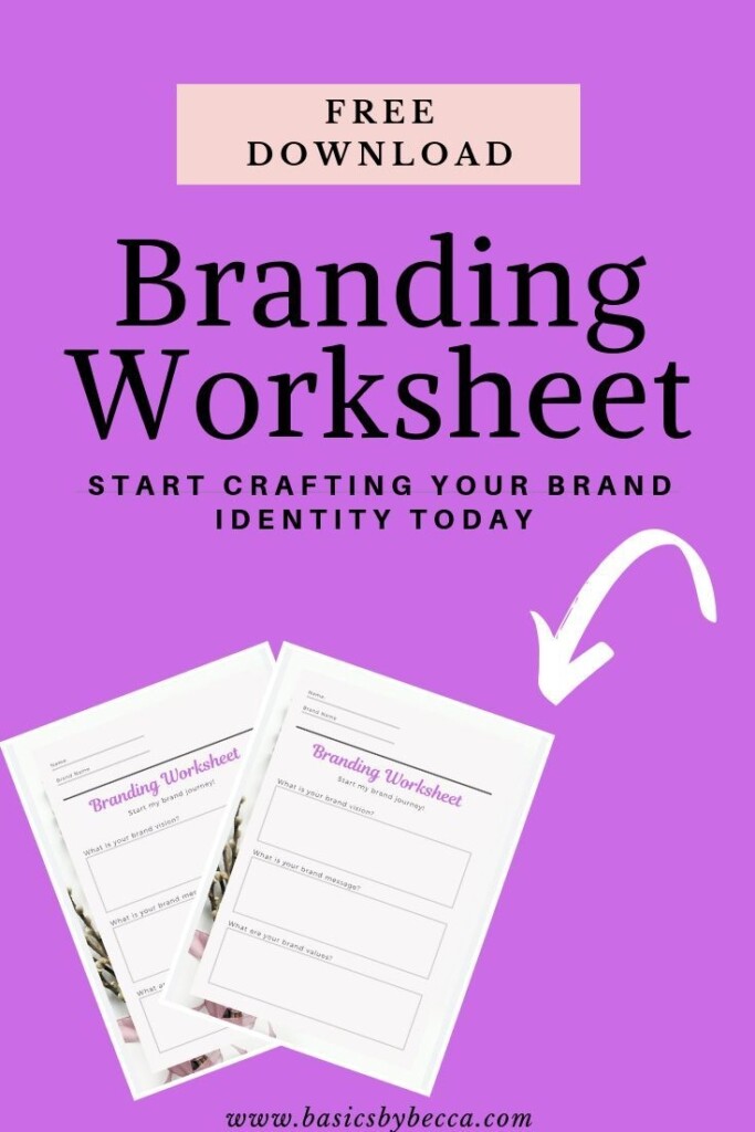 Branding Worksheets