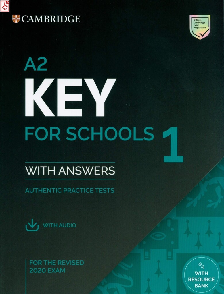 Cambridge A2 KEY FOR SCHOOLS 1 2020 PDF CD