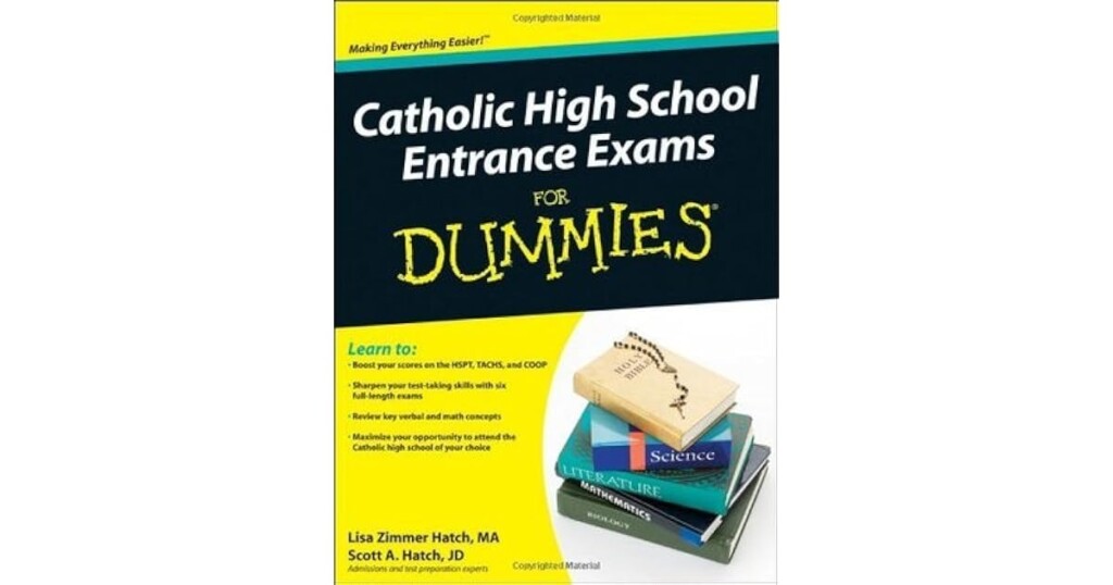 Catholic High School Entrance Exams For Dummies By Lisa Zimmer Hatch