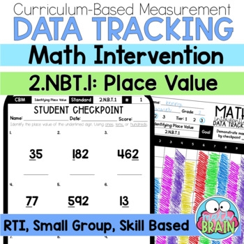 CBM Data Tracking For Math Intervention Place Value By My Math Brain