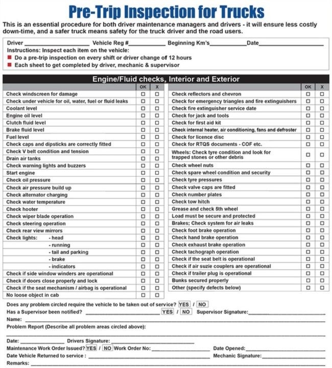 Cdl Class B Pre Trip Inspection Cheat Sheet Cheat Sheet Bilarasa