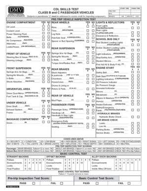 Cdl Skills Test Score Sheet Complete With Ease AirSlate SignNow
