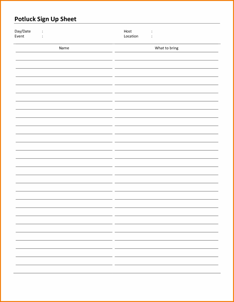 Chaperone Sign Up Sheet Chaperone Sign Up Sheet Printable Free 