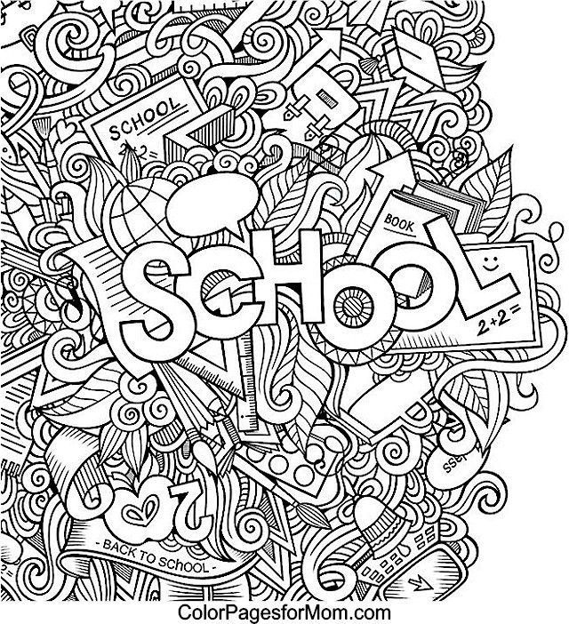 Collection Of Middle School Coloring Pages Free Printable