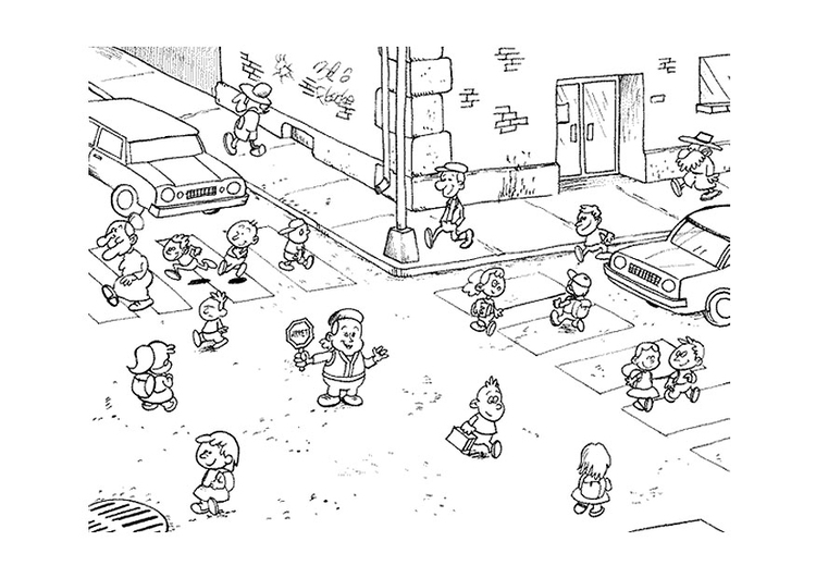 Coloring Page After School Free Printables Img 9503
