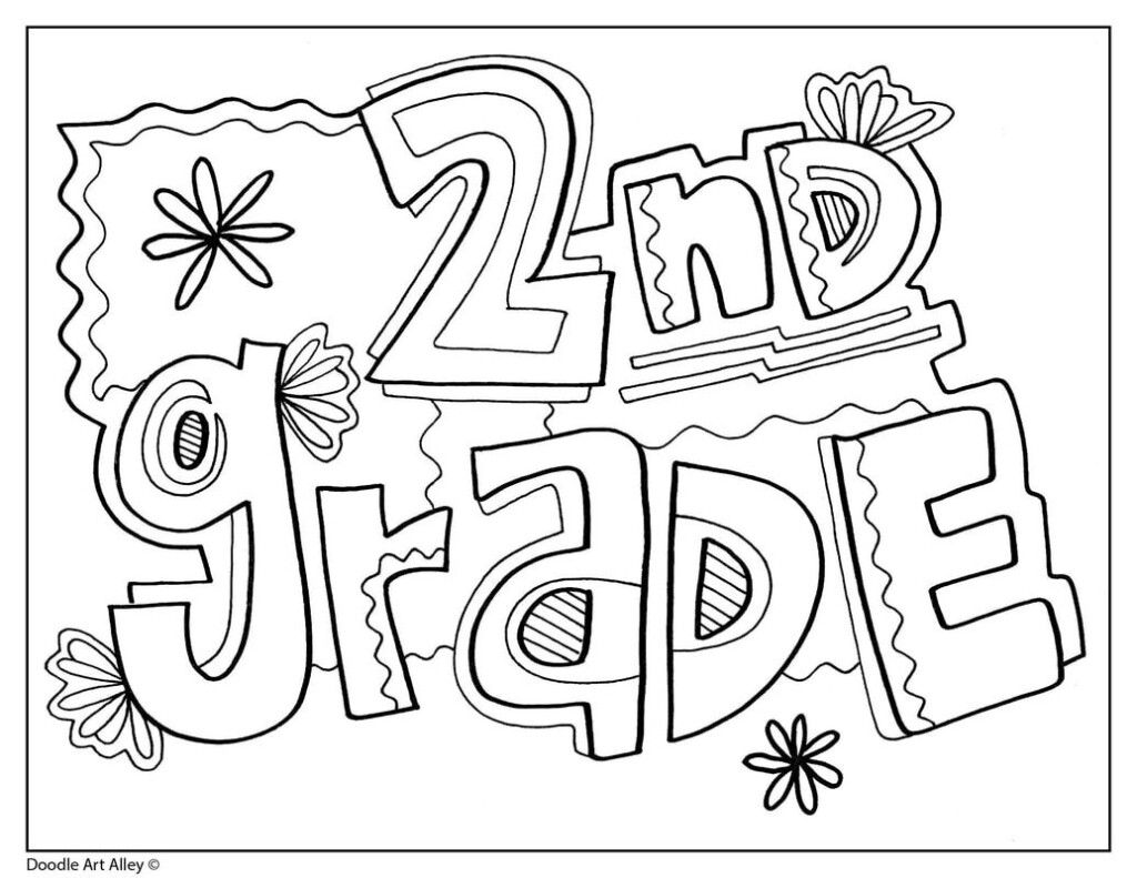 Coloring Pages For Second Graders