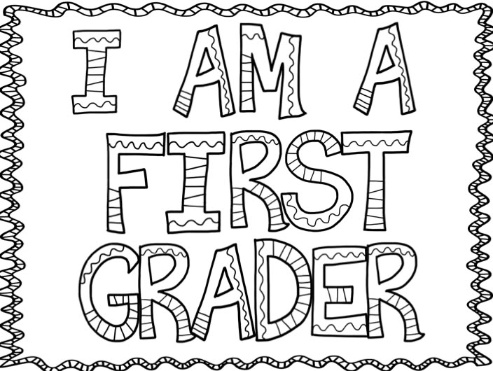 Coloring Sheets For First Grade