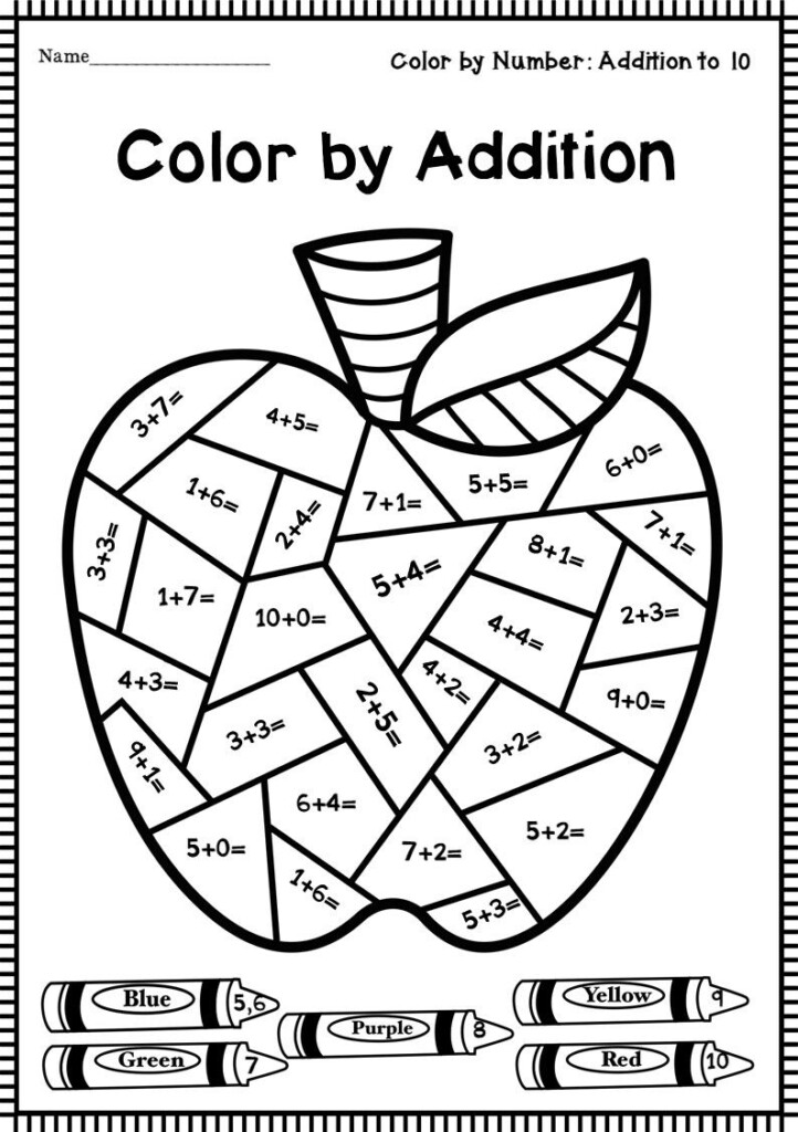 Coloring Sheets For Math