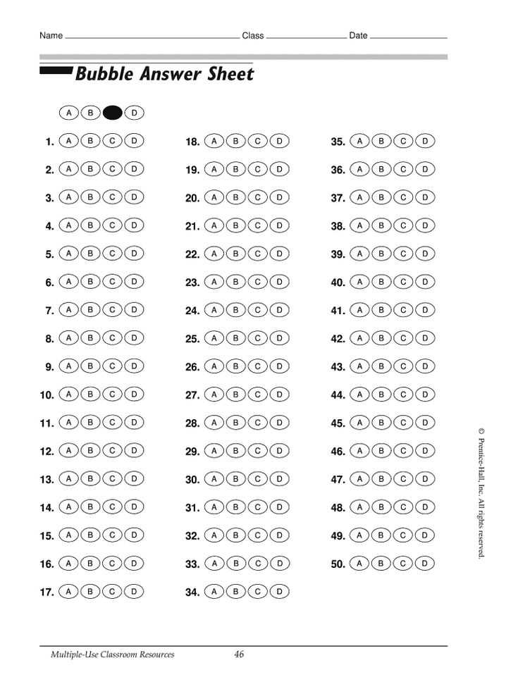 Create Perfect Bubble Answer Sheets With Our Word Template