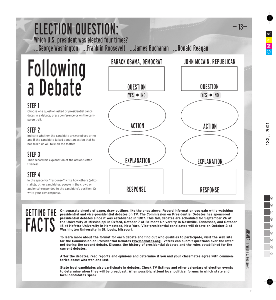 Debate Activity Worksheets