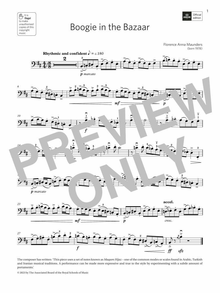 Download Florence Anna Maunders quot Boogie In The Bazaar Grade 5 C13 