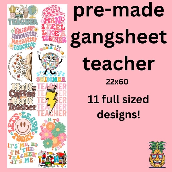 Dtf Transfer Gang Sheet Premade Etsy