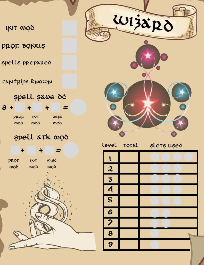 Dungeons And Dragons Spells Sheet Dnd Character Sheet Vrogue co