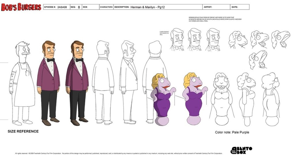 DVOART Bob 39 s Burgers Design Bobs Burgers Character Design 