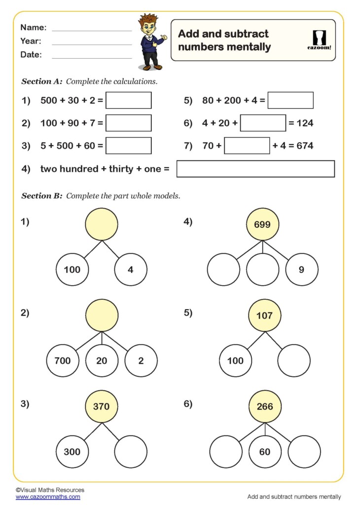 Easy Math Worksheets