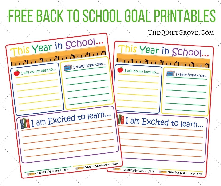 Educational Printables The Quiet Grove