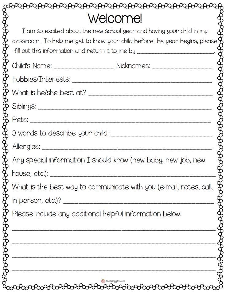 Establish Positive Home school Relationship With Parents By Handing Out 