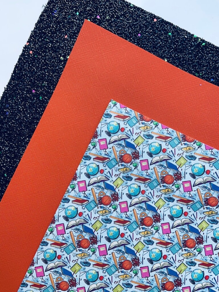 Faux Leather Sheets Back To School Faux Leather DIY Hair Etsy