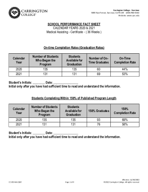 Fillable Online BPPE School Performance Fact Sheets OnlineDocuments Fax 