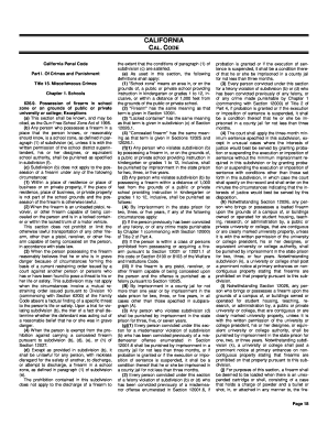 Fillable Online California Penal Code Fax Email Print PdfFiller