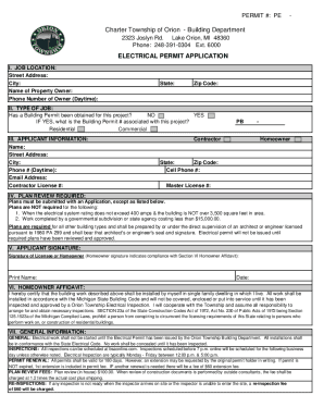 Fillable Online Lake Orion High School Lake Orion Community Schools 