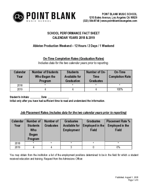 Fillable Online School Performance Fact Sheet Fax Email Print PdfFiller