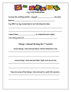 First Quarter Reflection Sheet By Christi Schreffler TPT